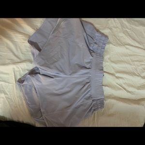 purple lululemon hotty hot shorts